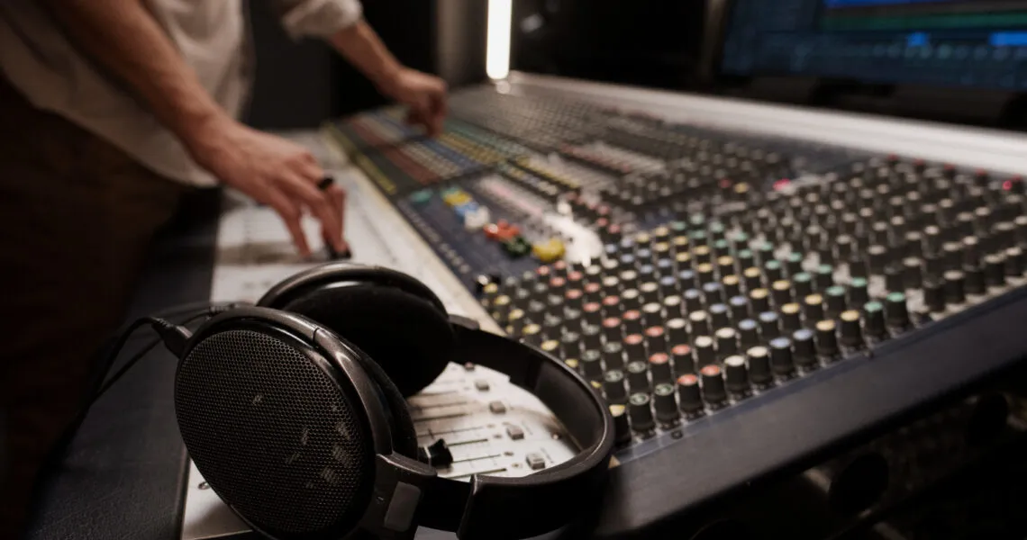 Close Up Artist Making Music